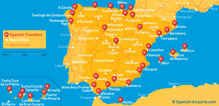 airports in spain